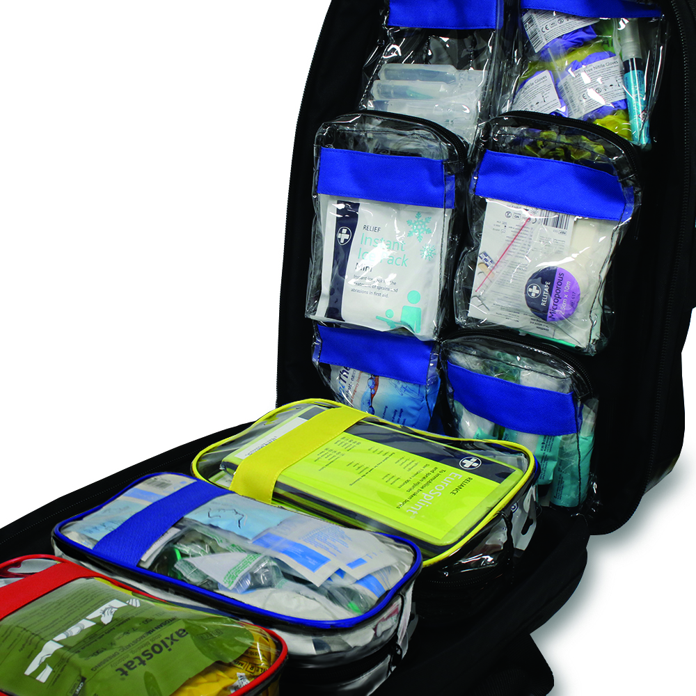 TraumaFix FREC (First Response Emergency Care) 3 Kit - Tactical Rucksack - Black