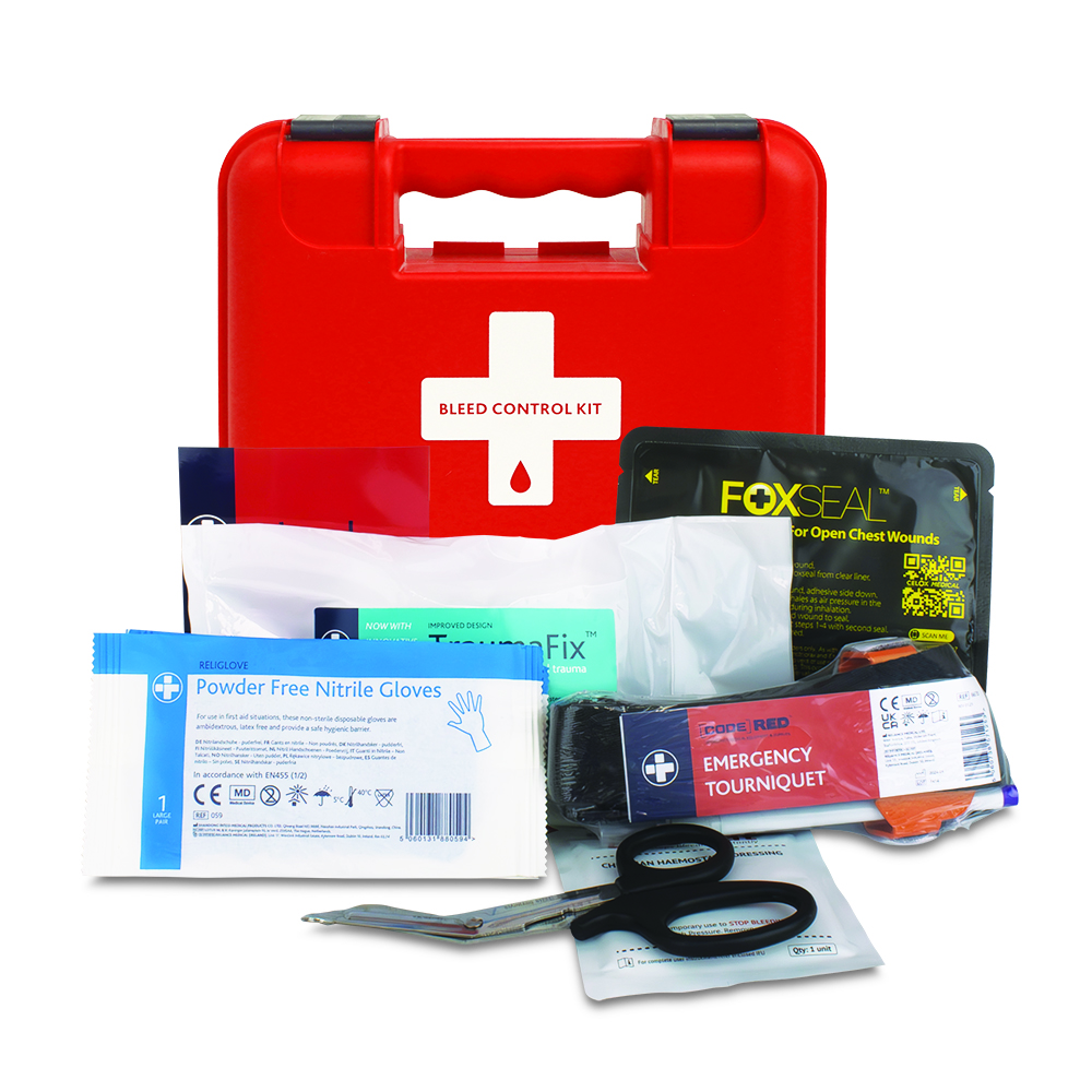 TraumaFix Bleed Control Kit in Titan Box - Small - Red