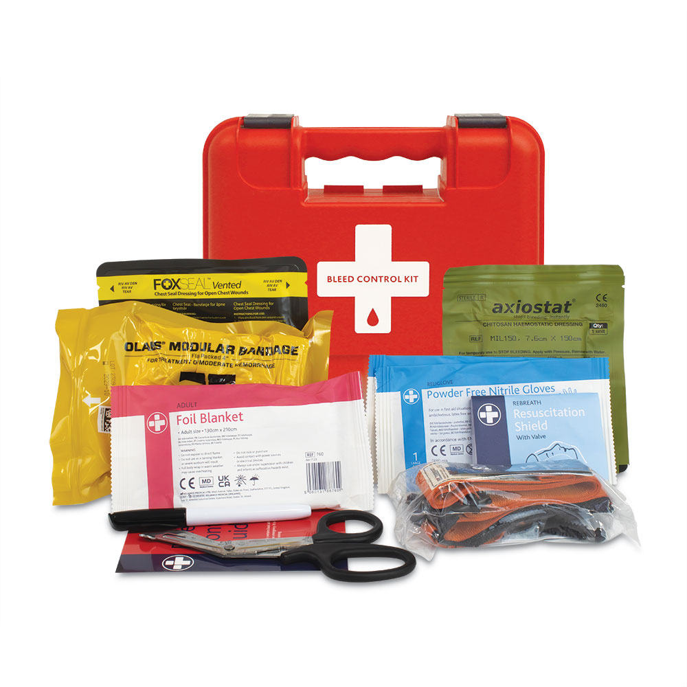 TraumaFix Bleed Control Kit - Pro in Titan Box - Small - Red