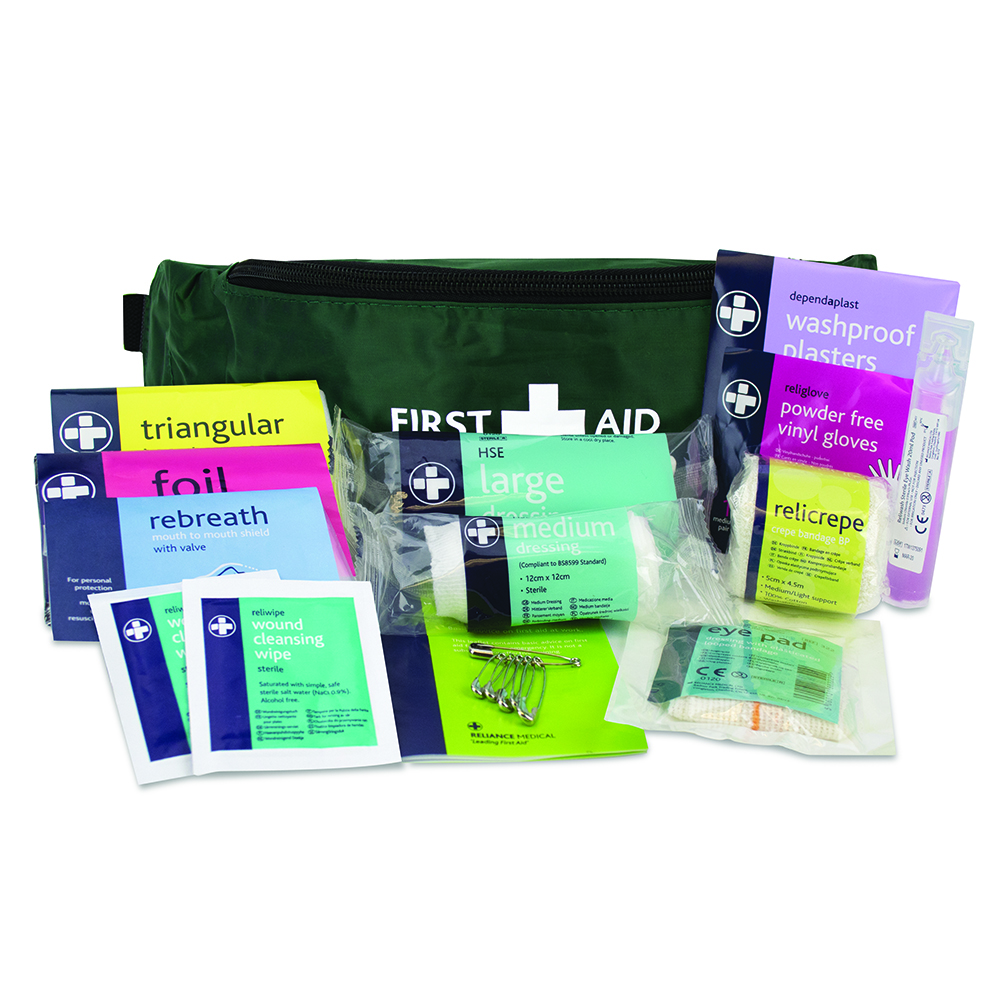 Child Care First Aid Kit - Playground - Riga Bag - One Size - Green