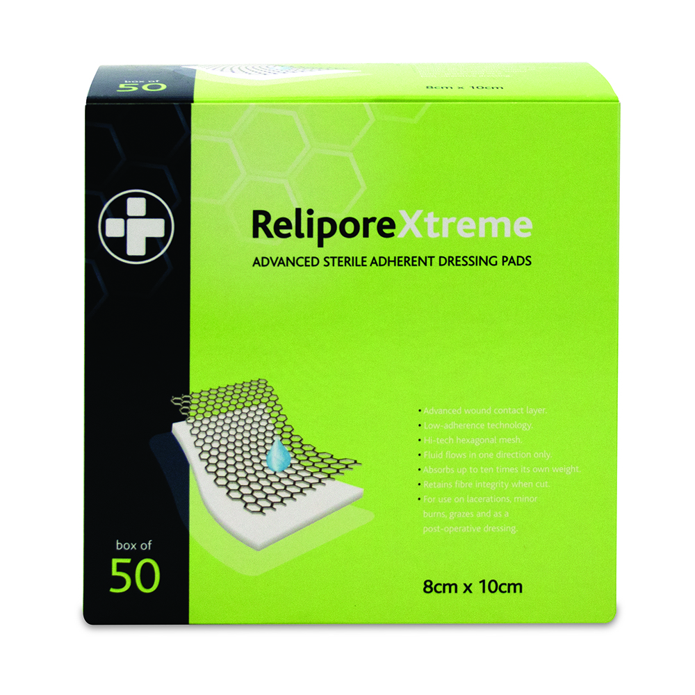 Relipore Xtreme Adhesive Dressing - 8cm x 10cm - Image 3