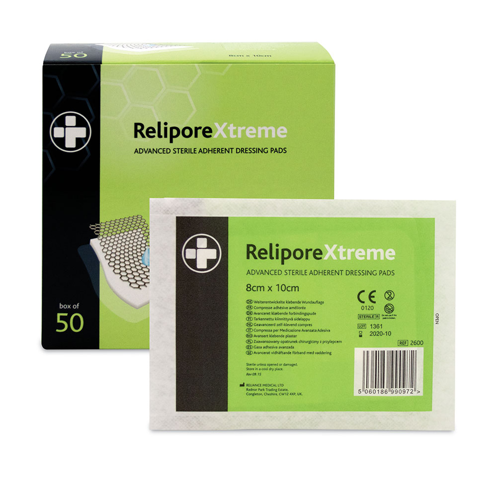 Relipore Xtreme Adhesive Dressing - 8cm x 10cm