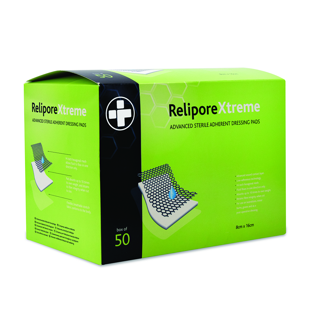 Relipore Xtreme Adhesive Dressing - 8cm x 16cm - Image 4