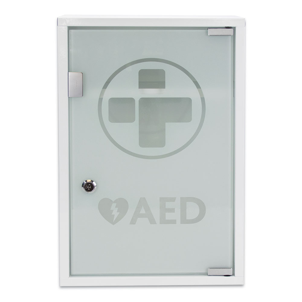 Alarmed AED First Aid Cabinet - Lockable