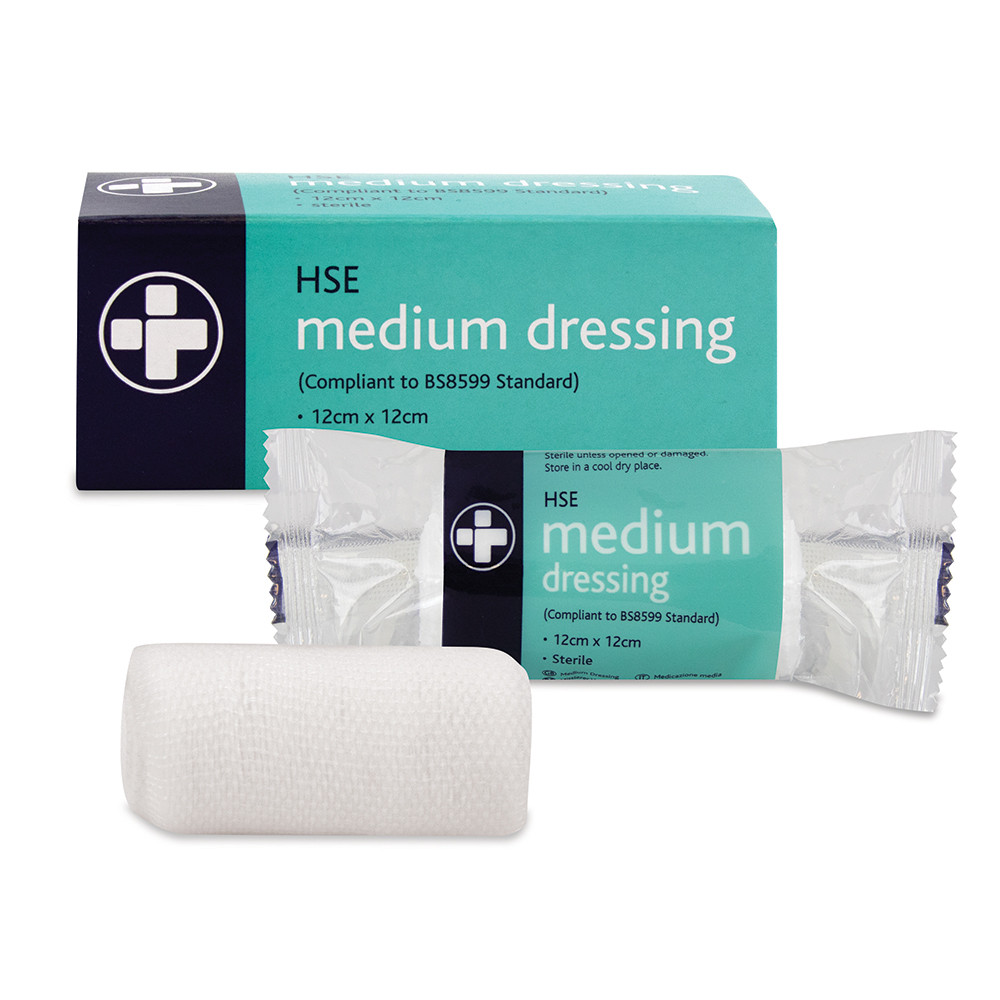 HSE Dressing - Medium 12cm x 12cm - Boxed