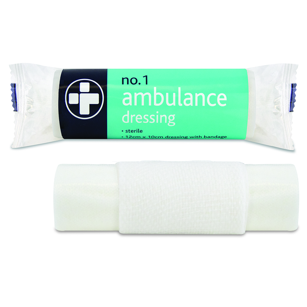 No.1 Ambulance Dressing - 12cm x 10cm