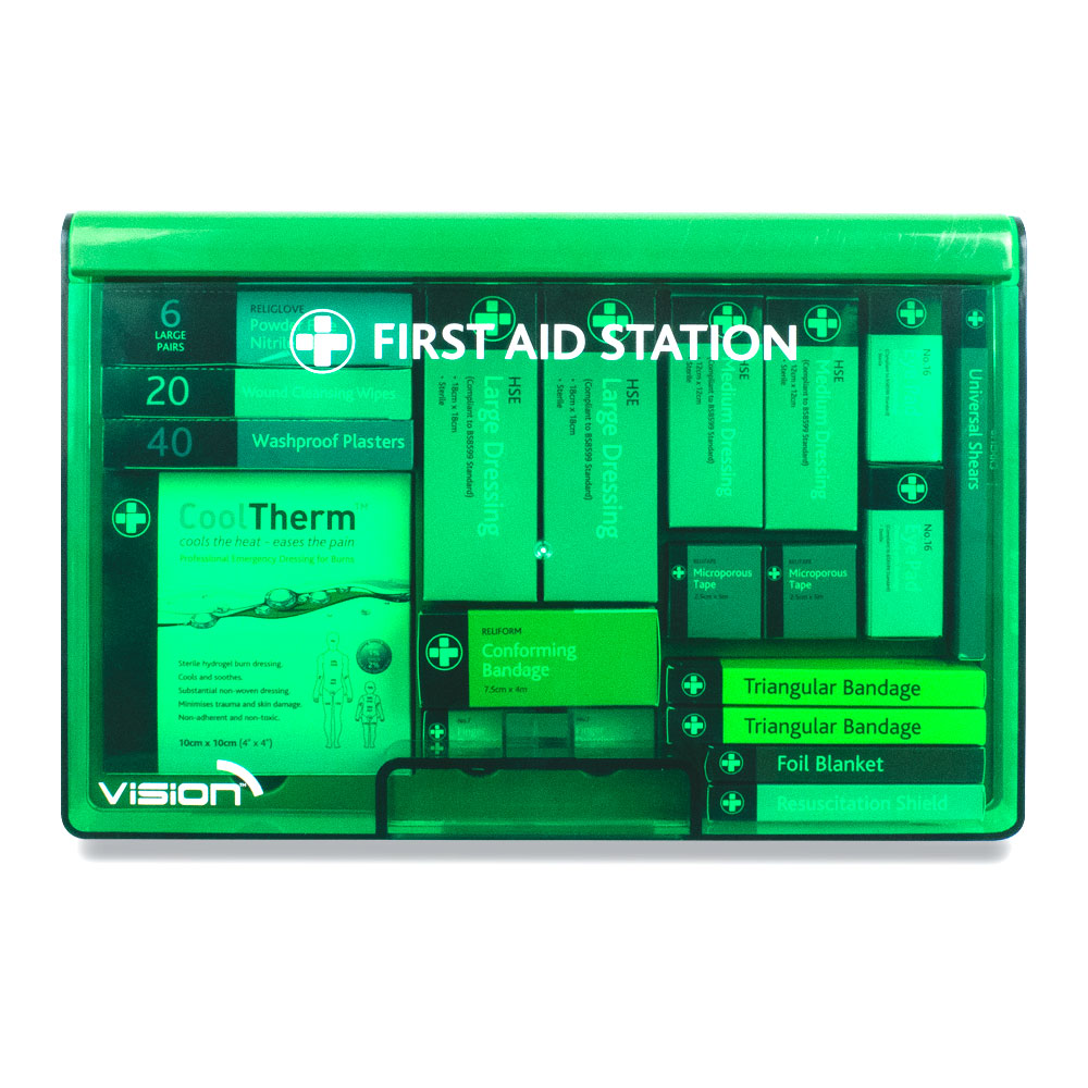 VISION BS8599-1:2019 Workplace First Aid Station - Small