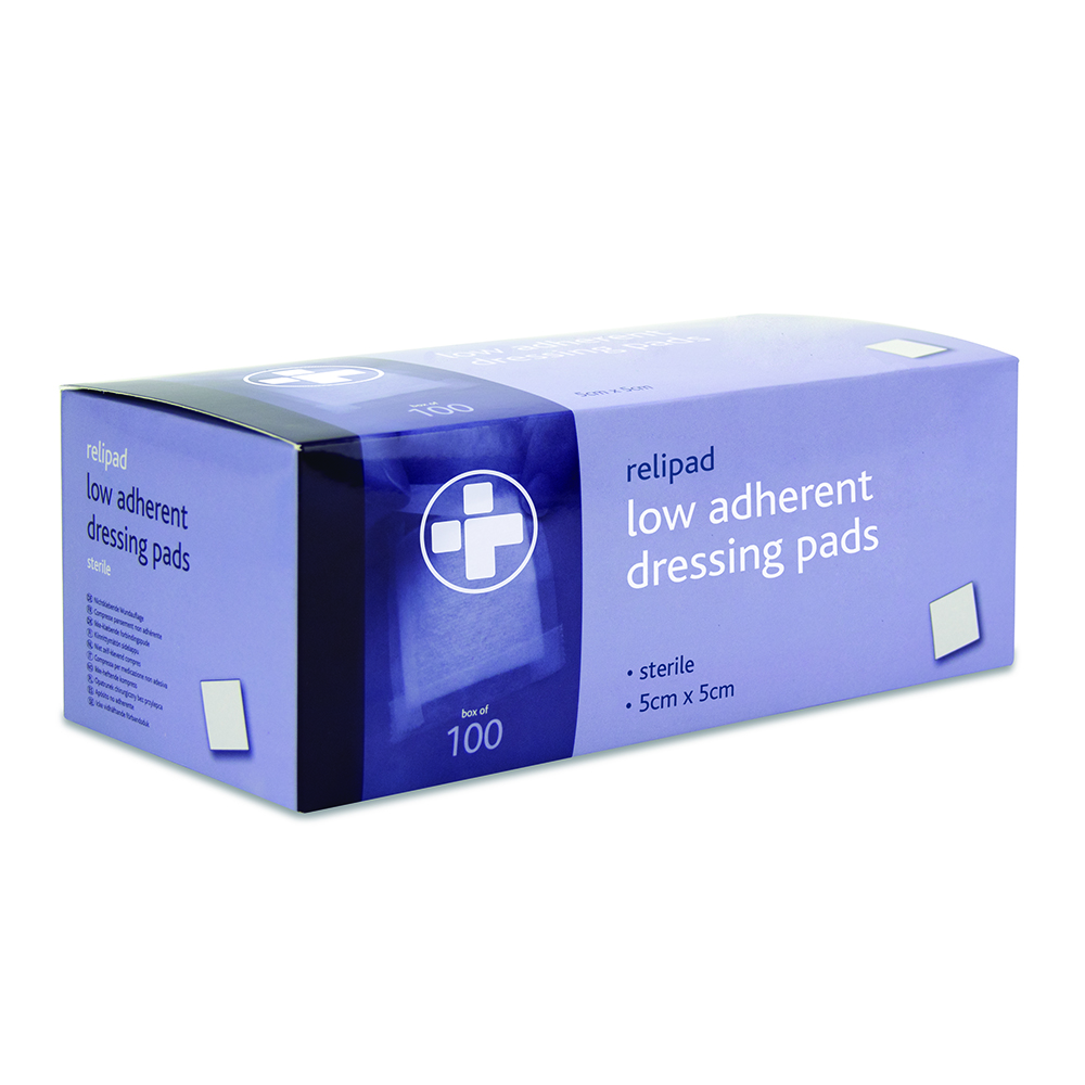 Relipad Low Adherent Dressing Pads - 5cm x 5cm - Image 3