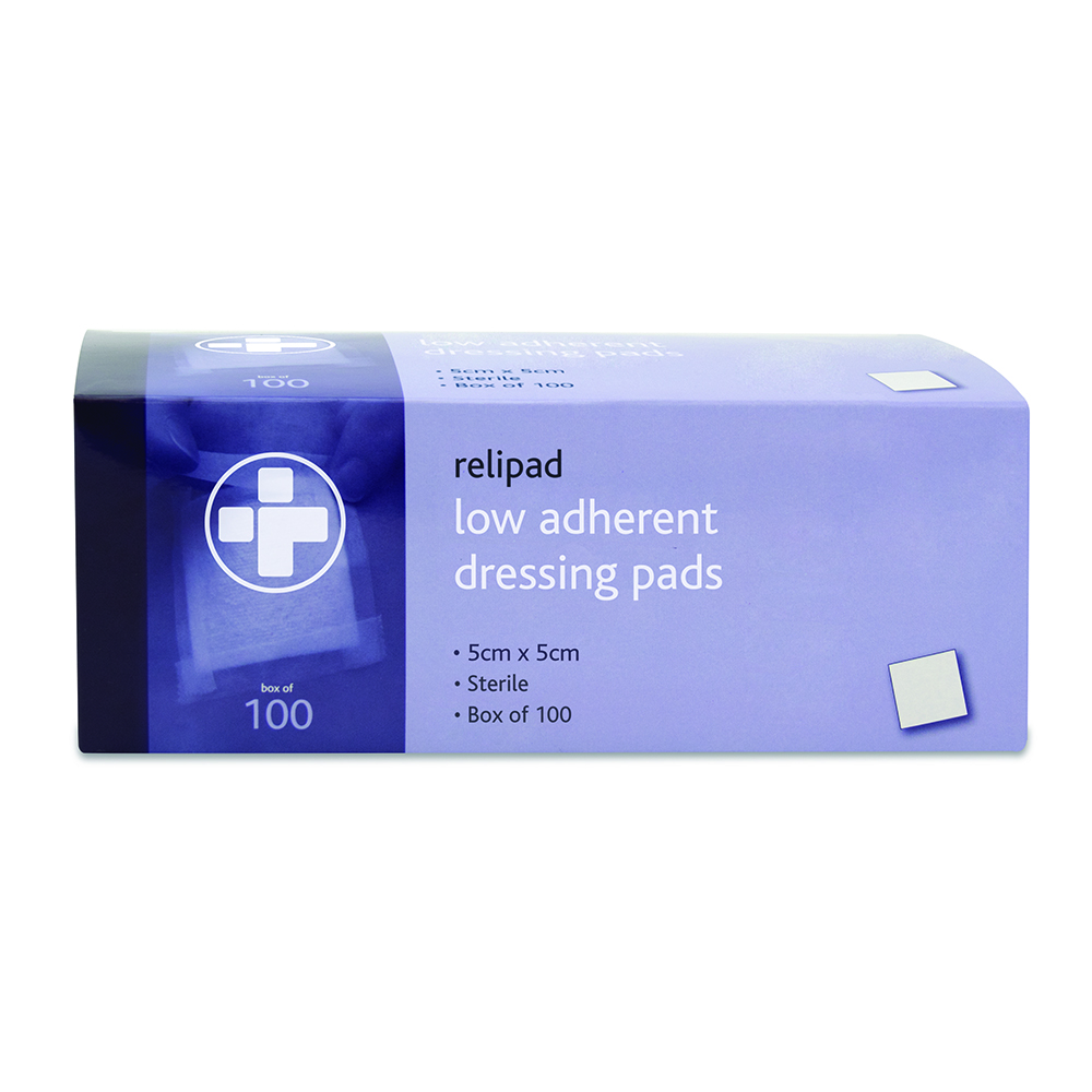 Relipad Low Adherent Dressing Pads - 5cm x 5cm - Image 4