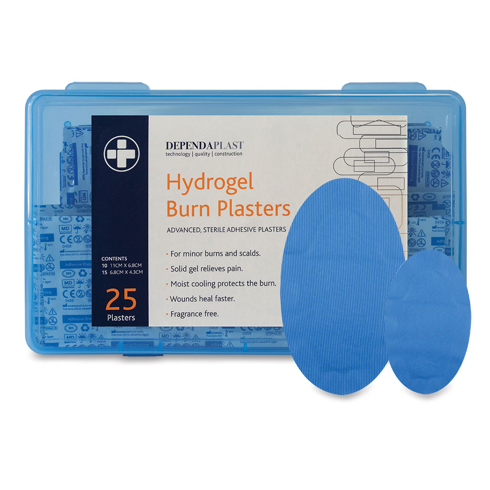Reliburn - Protective Burn Plasters - Assorted - Blue - Box of 25