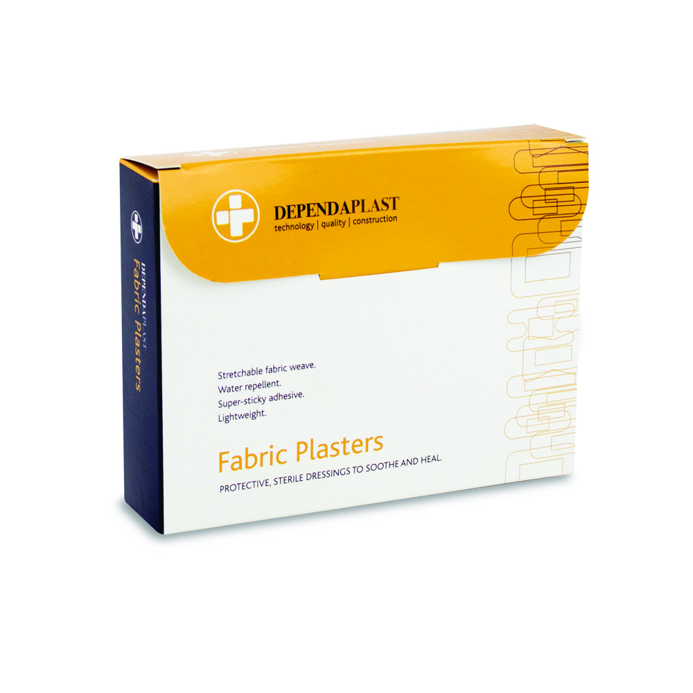 Dependaplast - Advanced Fabric Plasters - 6cm x 2cm - Pale - Box of 100 - Image 3