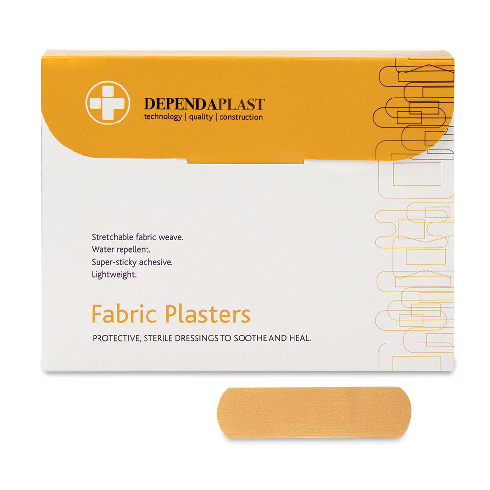 Dependaplast - Advanced Fabric Plasters - 7cm x 2cm - Pale - Box of 100