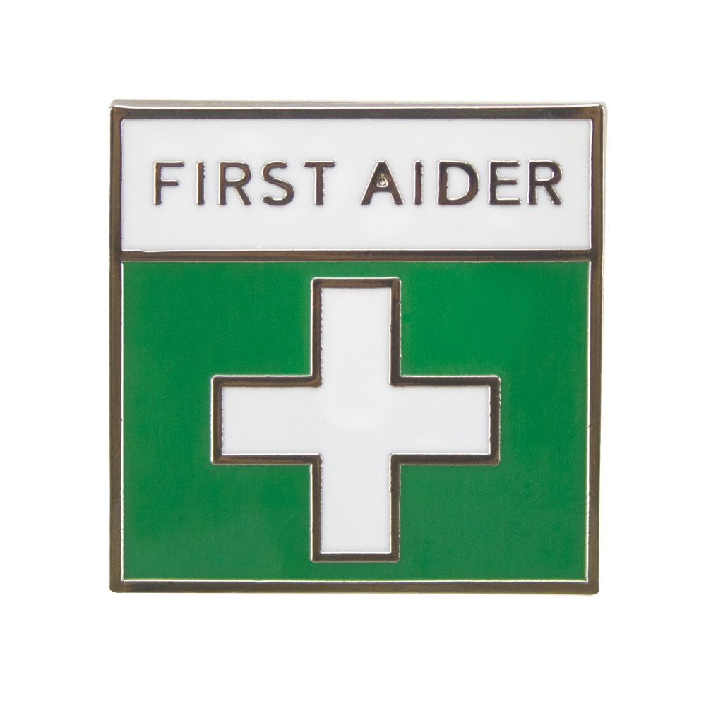 Metal Badge - First Aider