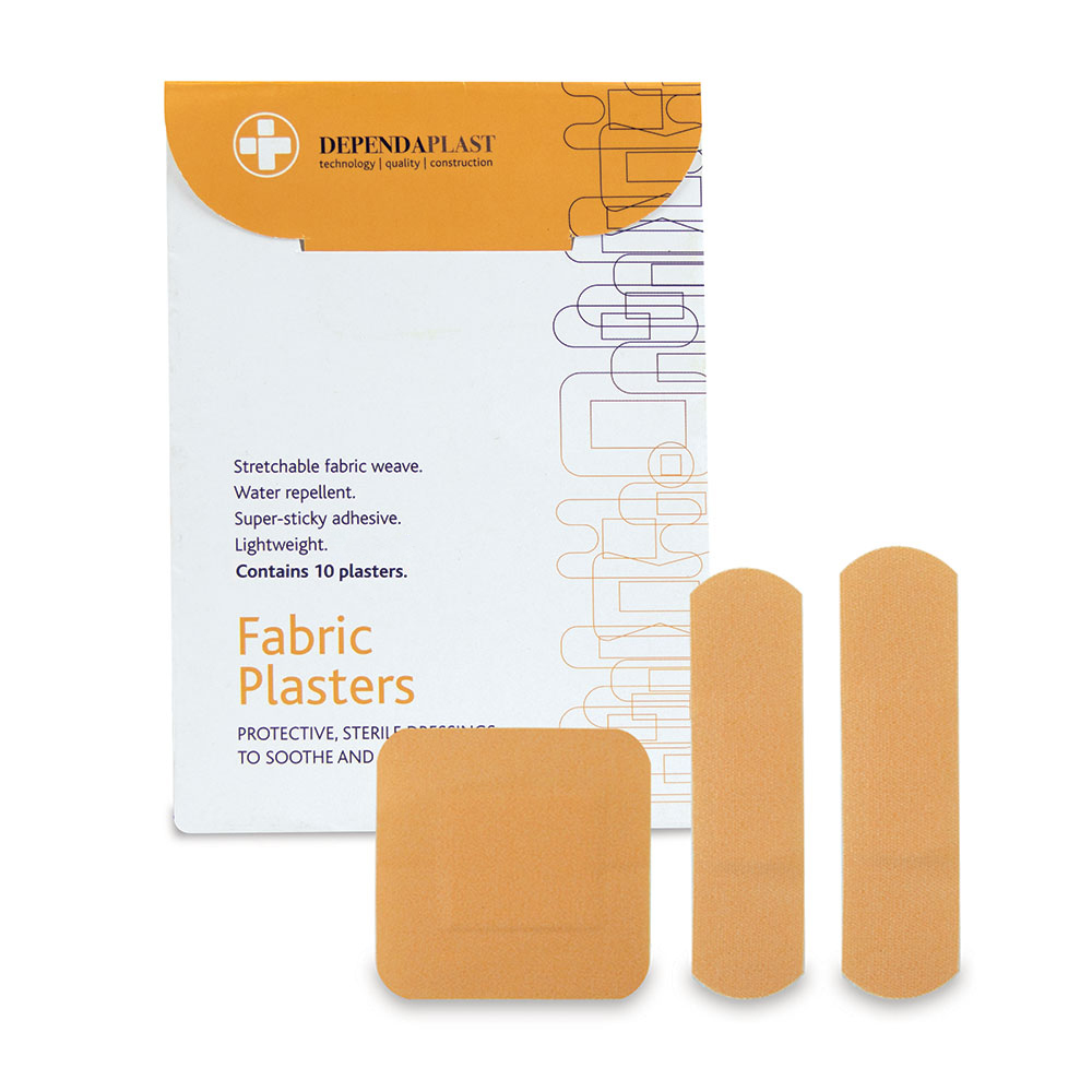 Dependaplast - Advanced Fabric Plasters - Assorted - Pale - Wallet of 20