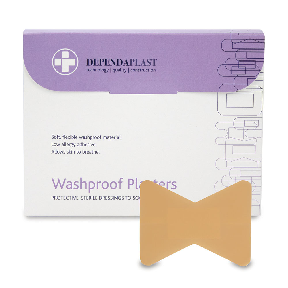 Dependaplast - Washproof Plasters - Fingertip - Pale - Box of 50
