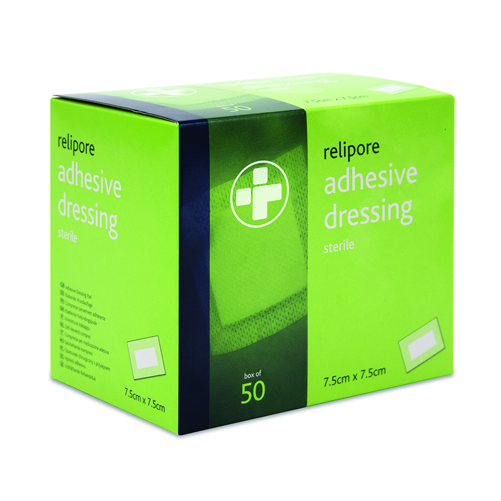 Relipore Adhesive Dressing - 7.5cm x 7.5cm - Image 3