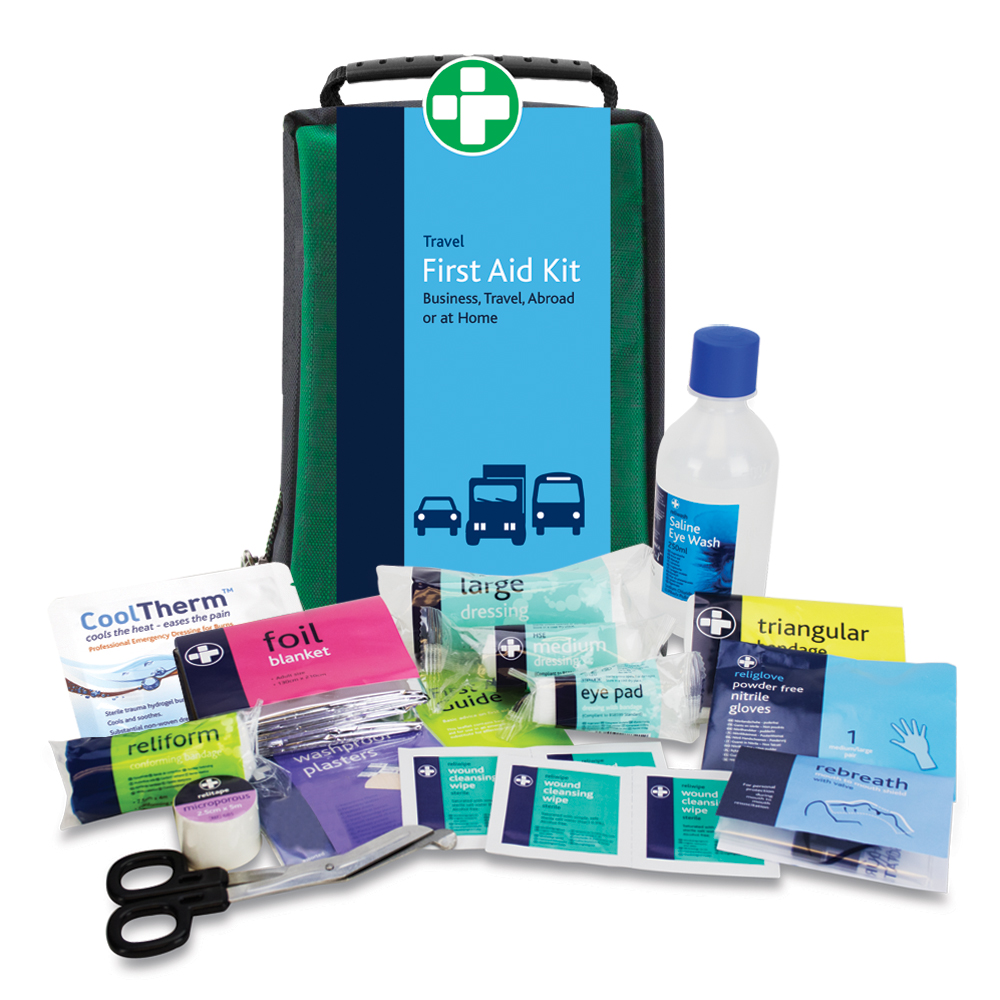 Workplace Travel First Aid Kit - Stockholm Bag - One Size - Green