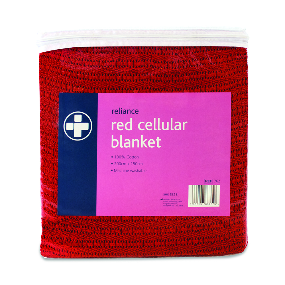 Cellular Blanket - Red - Image 3