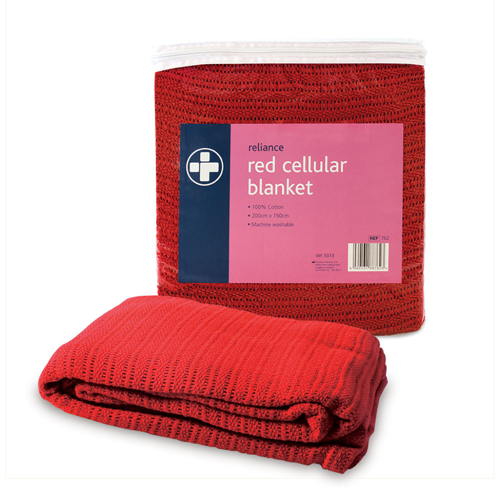 Cellular Blanket - Red