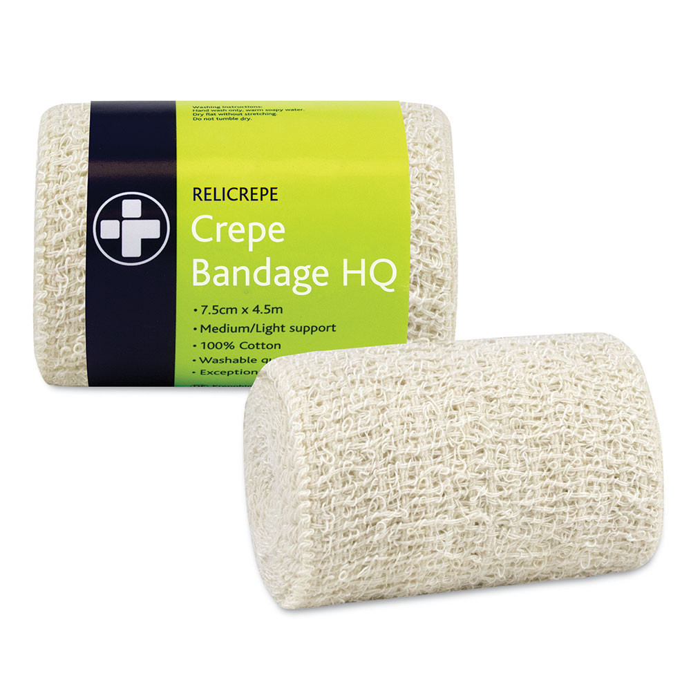 Relicrepe Crepe Bandage HQ - 7.5cm x 4m