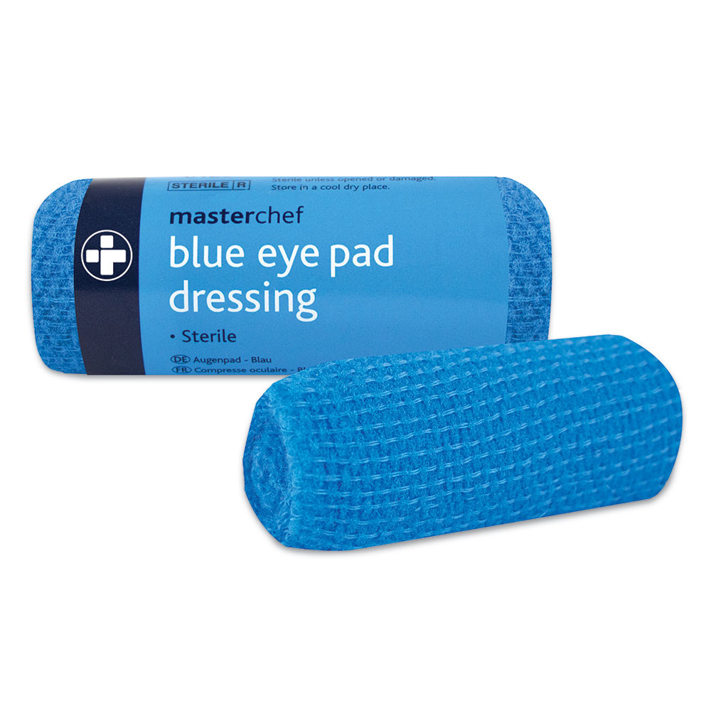 Masterchef Eye Pad Dressing with Bandage - Blue