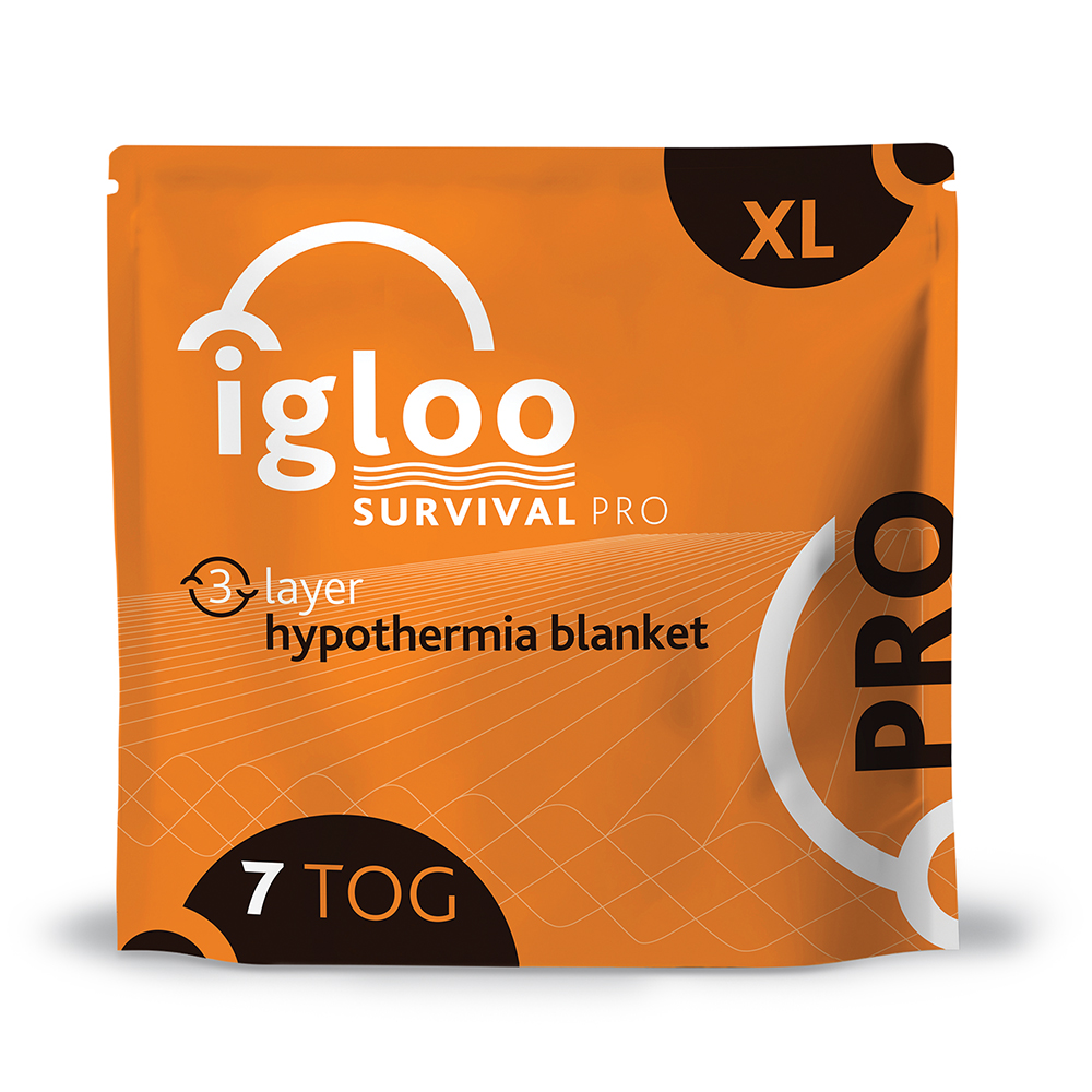 Igloo Pro Hypothermia Blanket - XLarge - Emergency Orange