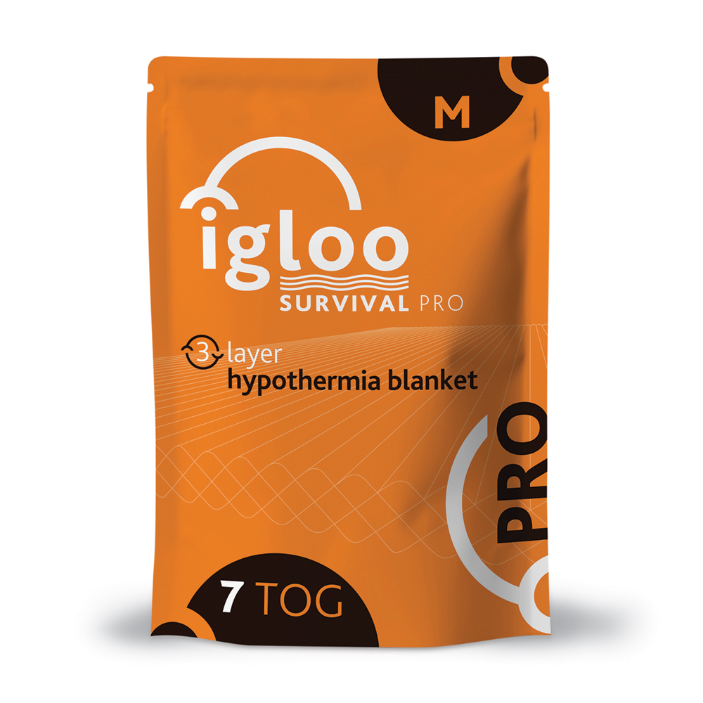 Igloo Pro Hypothermia Blanket - Medium - Emergency Orange